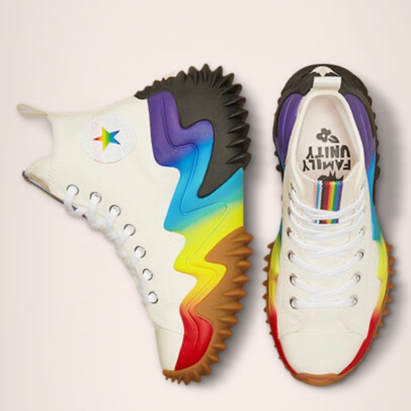 CONVERSE Run Star Motion CX Platform Pride- AUTHENTIC! - Picture 2 of 16